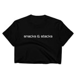 snacks & stacks™ Crop Top