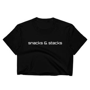 snacks & stacks™ Crop Top