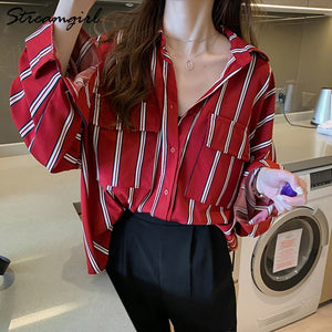 Over-sized Striped Shirt