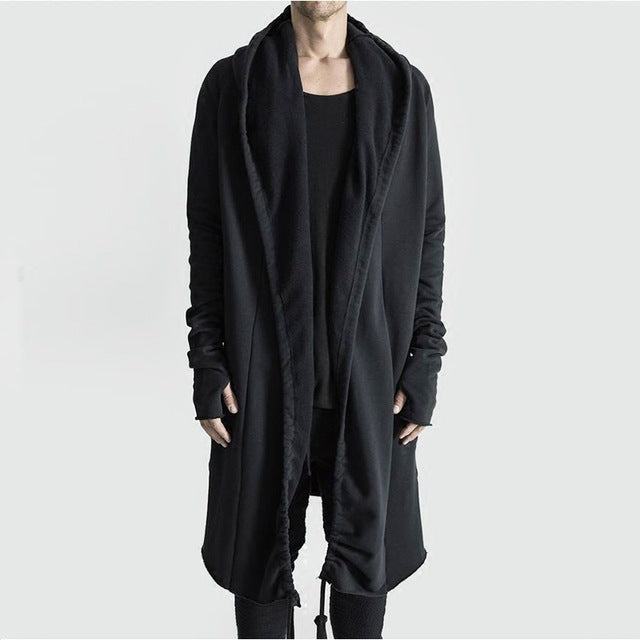 Long Black Cloak Hoodie